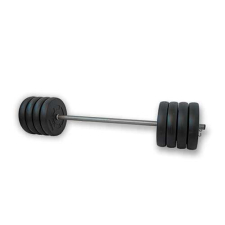 GazoFitness® Egyenes Rudas Súlyzó 43Kg súlyzórúd