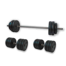 GazoFitness® Hardcore Szett 58 Kg kézisúlyzó
