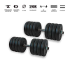 GazoFitness - Magyar súlyzó GazoFitness® Kézi Súlyzó 2_22 Kg (42Kg)