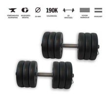 GazoFitness - Magyar súlyzó GazoFitness® Kézi Súlyzó 2_33 Kg (66Kg) kézisúlyzó