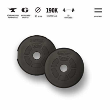 GazoFitness súlytárcsa 2 x 1 ,25 Kg (2,5 Kg) súlytárcsa