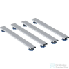 Geberit 80 cm-es lábkészlet gyantakő zuhanytálcához,140 cm-től,6,2-12 cm magas (4 db 80 cm hosszú keresztelem és 8 db láb) 554.962.00.1