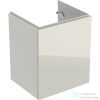 Geberit ACANTO 44,5x37,5x53,5 cm-es 1 ajtós alsószekrény,matt homokszürke/fényes üveg 500.608.JL.2