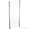 Geberit GEO 80x190 cm-es oldalfal Geo zuhanyajtóhoz átlátszó üveggel,ezüstözött kerettel,Reflex vízlepergető réteggel,560.117.00.2