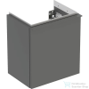 Geberit iCON 37x27,9x41,5 cm-es 1 ajtós alsószekrény krómozott fogantyúval,jobbos,matt láva 502.300.JK.1