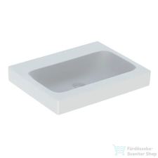 Geberit iCON 60x48,5 cm-es mosdó csaplyuk és túlfolyó nélkül,fehér 124061000 szaniter