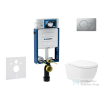 Geberit Kombifix falra szerelhető WC szett, Kielle Oudee Vortex WC soft close ülőkével, Geberit Sigma 01 matt króm nyomólappal SANI15CA1133