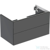 Geberit ONE 88,8x47x50,4 cm-es 2 fiókos alsószekrény,matt fekete 505.263.00.8