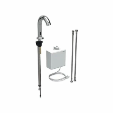 Geberit Piave elektronikus mosdócsaptelep hálózati csatlakozóval, falsíkon kívüli funkcionális dobozhoz csaptelep