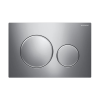  GEBERIT Sigma20 WC-nyomólap, UP320-hoz,2vízm, f.króm/m.króm/f.króm