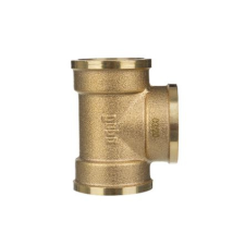 Gebo Gold 1"-3/4" szűkített T-idom, sárgaréz hűtés, fűtés szerelvény