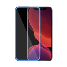 Gegeszoft Fluoreszkáló Apple iPhone 11 Pro (5.8) 2019 előlapi üvegfólia kék mobiltelefon kellék