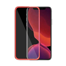 Gegeszoft Fluoreszkáló Apple iPhone 11 Pro (5.8) 2019 előlapi üvegfólia piros mobiltelefon kellék
