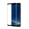 Gegeszoft Meleovo Defense Glass Curved prémium fekete keretes 3D hajlított előlapi üvegfólia Samsung G960 Galaxy S9
