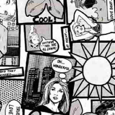 Gekkofix Képregény öntapadós tapéta 45cmx2m tapéta, díszléc és más dekoráció