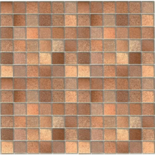 Gekkofix TOSCANA BROWN / barna mozaik ezüst fugával 45cm x 15m öntapadós tapéta tapéta, díszléc és más dekoráció