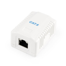 Gembird - 1x RJ45 Cat6 fali aljzat - NCAC-1F6-01 kábel és adapter