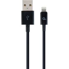 Gembird 8-pin charging and data cable, 1 m, black kábel és adapter