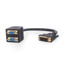 Gembird Cablexpert DVI -- &gt; 2VGA elosztó kábel (A-DVI-2VGA-01) kábel és adapter