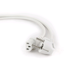 Gembird Cablexpert Hálózati tápkábel 1,8m fehér (PC-186W-VDE) (PC-186W-VDE) kábel és adapter