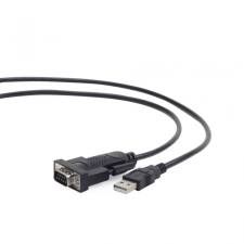 Gembird Cablexpert USB 2.0 DB9M serial port átalakító 1.5m (UAS-DB9M-02) kábel és adapter