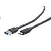 Gembird cablexpert usb 3.0 am --> type-c (am/cm) kábel 50cm fekete /ccp-usb3-amcm-0.5m/