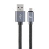 Gembird Cablexpert  USB-A -> MicroUSB kábel 1.8m fekete-ezüst (CCB-mUSB2B-AMBM-6) (CCB-mUSB2B-AMBM-6)