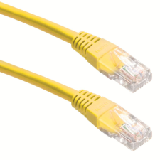 Gembird Cablexpert UTP CAT5e patch kábel 0.25m sárga (PP12-0.25M/Y) kábel és adapter