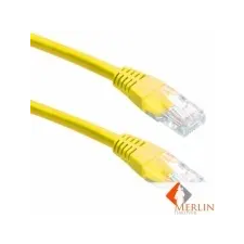 Gembird Cablexpert UTP CAT5e patch kábel 5m sárga /PP12-5M/Y/ kábel és adapter