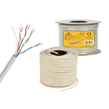 Gembird CAT5e F-UTP Installation cable 100m Grey kábel és adapter