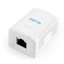 Gembird CAT5E FTP fali aljzat fehér (NCAC-1F5E-01) (NCAC-1F5E-01) villanyszerelés