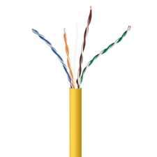 Gembird CAT5e U-UTP Installlation cable 305m Yellow kábel és adapter