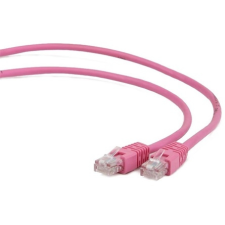 Gembird CAT5e U-UTP Patch Cable 3m Pink (PP12-3M/RO) kábel és adapter