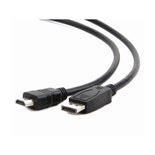 Gembird CC-DP-HDMI-10M DisplayPort - HDMI (apa - apa) kábel 10m - Fekete kábel és adapter