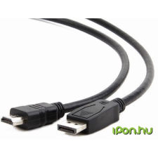 Gembird CC-DP-HDMI-3M Displayport M - HDMI M 3m Black (CC-DP-HDMI-3M) kábel és adapter