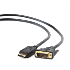 Gembird CC-DPM-DVIM-6 DisplayPort to DVI-D (Dual Link) (24+1) adapter cable 1,8m Black kábel és adapter