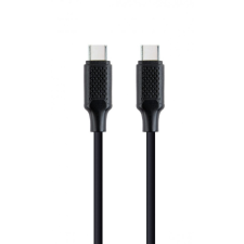 Gembird CC-USB2-CMCM60-1.5M 60W Type-C Power Delivery (PD) Charging &amp; Data cable 1,5m Black kábel és adapter