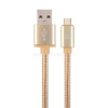 Gembird CCB-MUSB2B-AMCM-6-G USB2.0 - USB Type-C cable 1,8m Gold (CCB-MUSB2B-AMCM-6-G)
