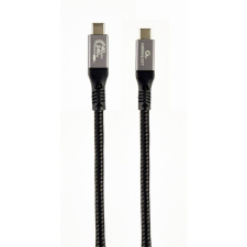  Gembird CCBP-USB4-CMCM240-1.5M Premium USB 4 Type-C charging and data cable 1,5m Black kábel és adapter