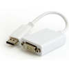 Gembird DisplayPort 1.2/1.2a DVI-D Átalakító Fehér 10cm A-DPM-DVIF-03-W