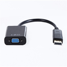 Gembird Displayport -> VGA M/F adapter 0.2m fekete kábel és adapter