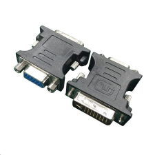 Gembird DUPLA CIKK! EZZEL: gembirdCAB004020   Gembird Cablexpert VGA -> DVI átalakító, fekete (A-DVI-VGA-BK) (A-DVI-VGA-BK___) kábel és adapter