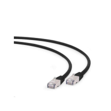 Gembird - FTP Cat6A patch kábel 0,5m - PP6A-LSZHCU-BK-0.5M kábel és adapter
