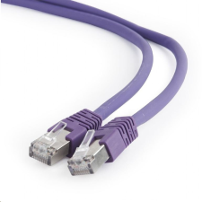 Gembird FTP CAT6A patch kábel 3m lila (PP6A-LSZHCU-V-3M) kábel és adapter