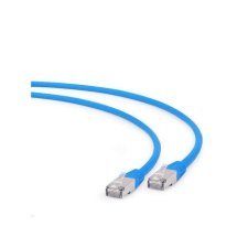 Gembird - FTP LSZH Cat6A patch kábel 1m - PP6A-LSZHCU-B-1M kábel és adapter
