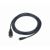 Gembird Gembird CC-HDMID-6 HDMI-A apa - Micro HDMI apa összekötõ kábel 1.8m Fekete (bulk csomagolás)