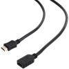 Gembird Gembird HDMI 2.0 - HDMI 2.0 M/F video kábel hosszabbító 0.5m fekete