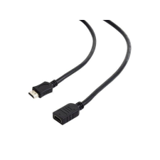 Gembird Gembird HDMI M - HDMI F Adapterkábel (ethernet) Fekete 1.8m kábel és adapter