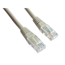 Gembird Gembird UTP CAT5e patch kábel 15m, szürke (PP12-15M) kábel és adapter