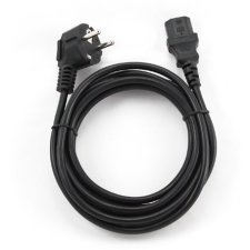 Gembird Hálózati tápkábel 3m Black (PC-186-VDE-3M) kábel és adapter